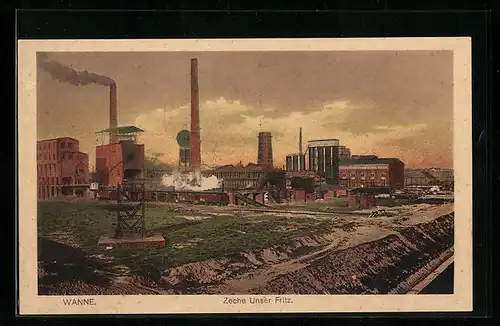 AK Wanne, Kohle-Zeche Unser Fritz