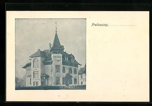 AK Freilassing, Zahn-Atelier Georg Vogel, Villa Vogel