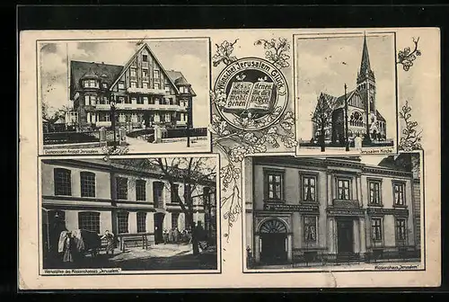 AK Hamburg, Missionshaus Jerusalem, Eimsbüttelerstr. 31