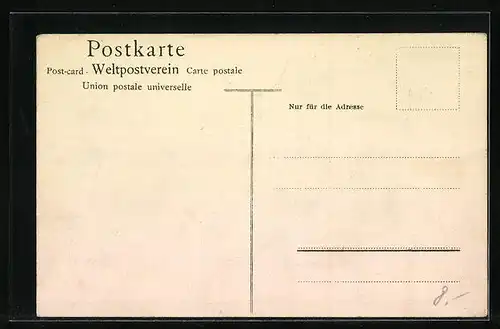 AK Hamburg-Flottbek, Kuratorium-Schule mit Strasse und Anlagen