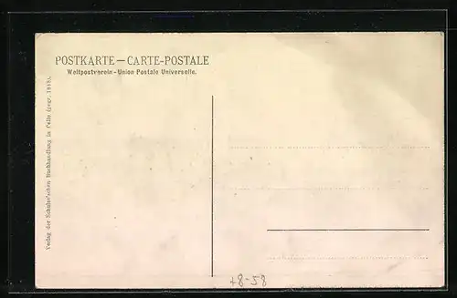 AK Celle, Strafanstalt, von einer Wiese gesehen