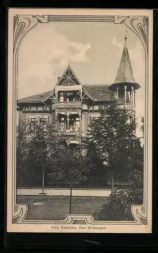 AK Bad Wildungen, Hotel Villa Bathildis