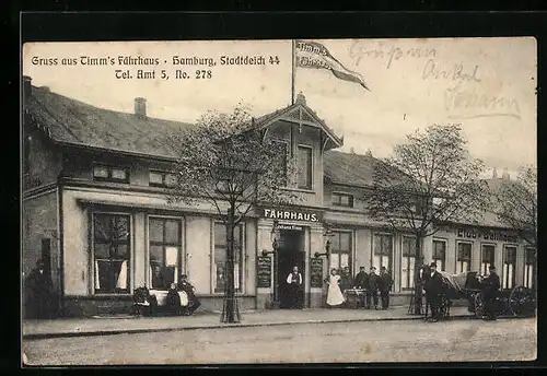 AK Hamburg, Gasthof Timms Fährhaus