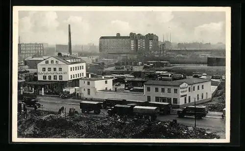 AK Hamburg-Borgfelde, Autobahnhof Fernkraft in der Eiffestr. 56-62