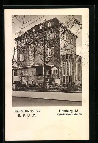 AK Hamburg-Rotherbaum, Skandinavisk K. F. U. M., Heimhuderstrasse 39