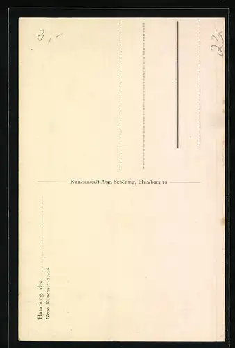 AK Hamburg-Rotherbaum, Villa, Neue Rabenstrasse 27-28
