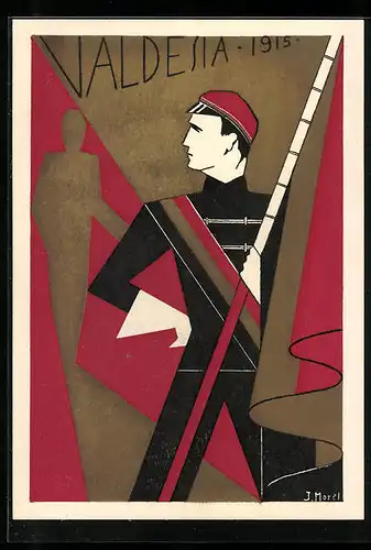 AK Lausanne, Valdesia 1915