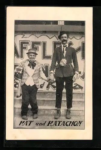 AK Schauspieler Pat und Patachon