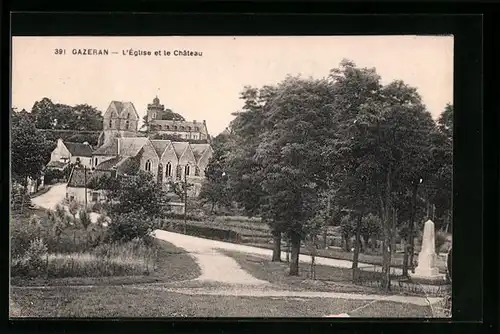 AK Gazeran, L`Eglise et la Chateau