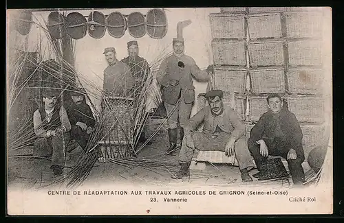 AK Grignon, centre de readaptation aux travaux agricoles, 23. vannerie