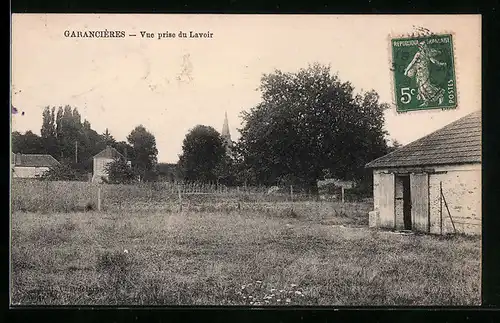 AK Garanciéres, vue prise du lavoir