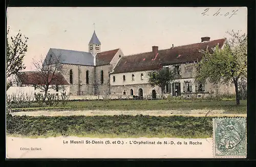 AK Mesnil-St.Denis, L'Orphelinat de N.-D. de la Roche