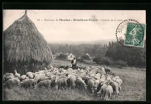 AK Brueil-en-Vexin, Chemin de la Cave