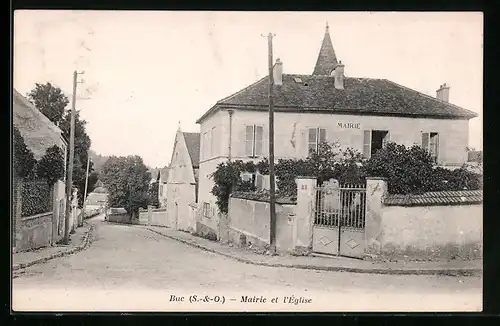 AK Bue, Mairie et l`Église