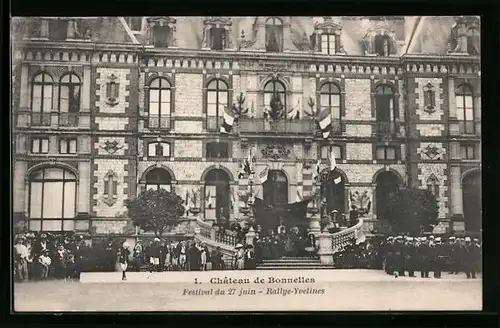 AK Bonnelles, Château, Festival du 27 juin, Rallye-Yvelines