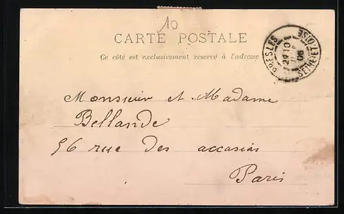 AK Bougival, Rue de Versailles