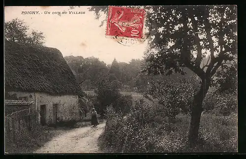 AK Poigny, Un Coin du Village