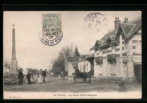AK Le Perray, La Croix Saint-Jacques