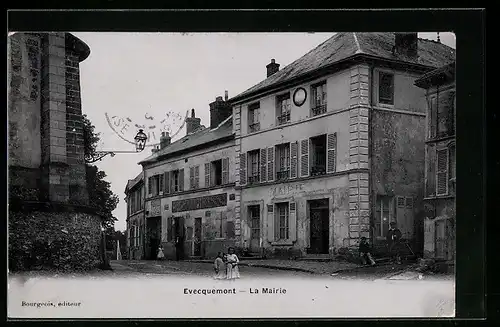 AK Evecquemont, La Mairie