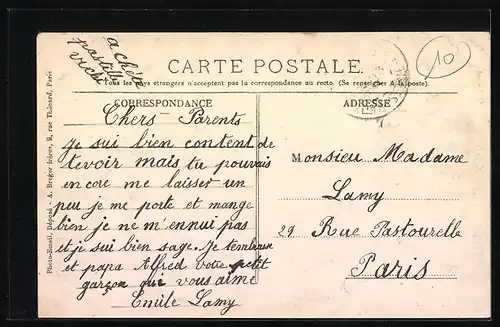 AK Evecquemont, La Mairie