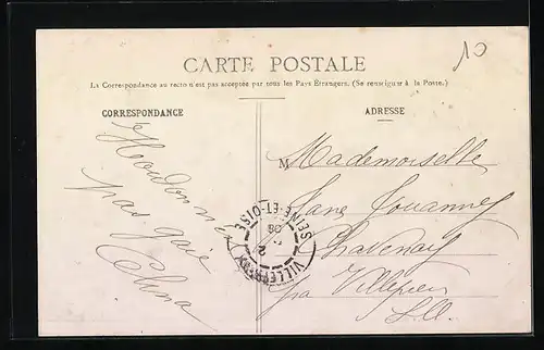 AK Houdan, Eglise gothique