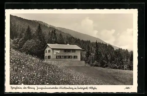 AK Unterjoch, Bergheim des Evang. Jungmännerwerkes Württemberg