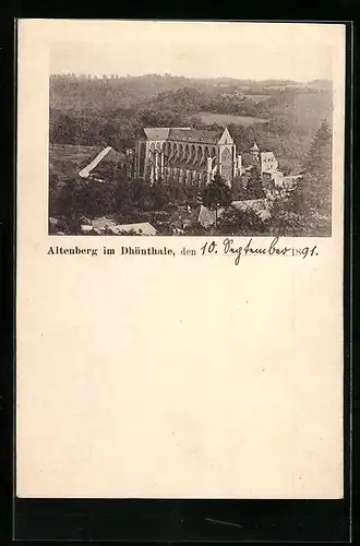 AK Altenberg im Dhünthale, Blick auf Kloster