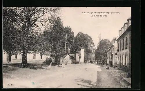 AK St-Sulpice-les-Champs, La Grande Rue