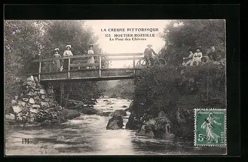 AK Moutier-Rozeille, Le Pont des Chèvres