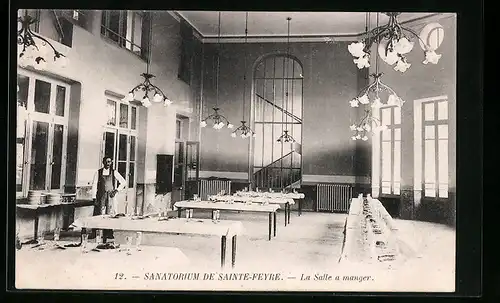 AK Sainte-Feyre, Sanatorium, la Salle a manger