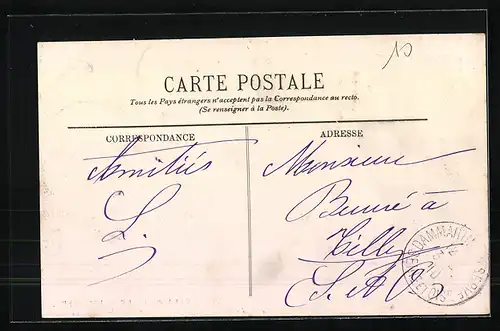 AK Sainte-Feyre, La Foule a la porte du Sanatorium