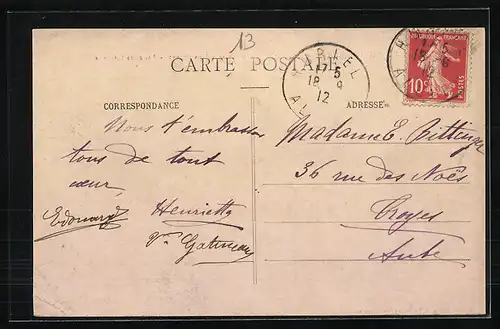 AK Toulx-Sainte-Croix, Point de vue circulaire sur sept départements, Ancienne Citadelle