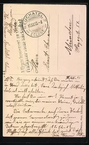 AK Neuchatel, Monument de la Republique