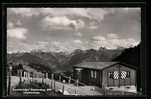AK Sarnen, Barackenlager Glaubenberg, Soldatenstube