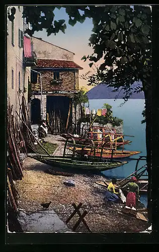 AK Gandria, Uferpartie am Lago di Lugano