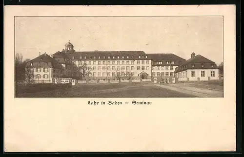 AK Lahr i. B., Blick auf das Seminar