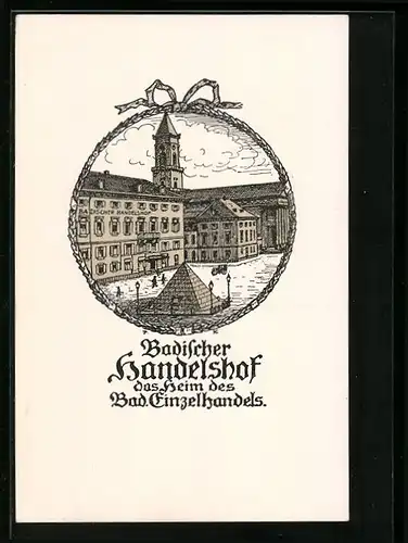 AK Karlsruhe, Badischer Handelshof