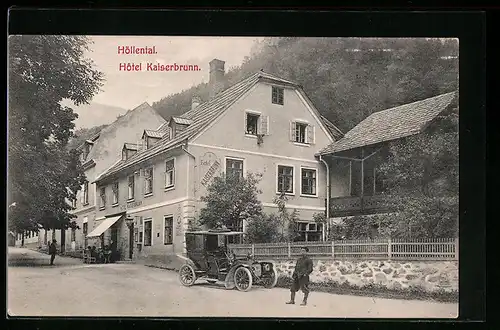 AK Kaiserbrunn /Höllental, Hotel Kaiserbrunn