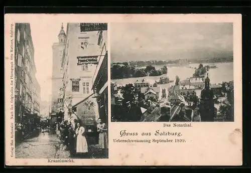 AK Salzburg, Kranzlmarkt, Das Nonnthal