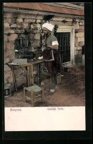 AK Smyrne, Cafedji Turk, türkischer Kaffeeverkäufer