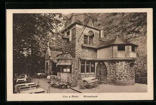 AK Linz a. Rhein, Gasthaus Winzerhaus