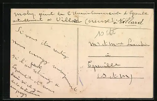 AK Chambon-Sainte-Croix, Le Moulin sur la petite Creuse