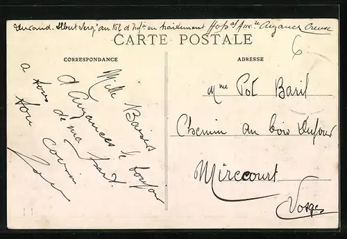 AK Auzances, Les Villas, Vue generale