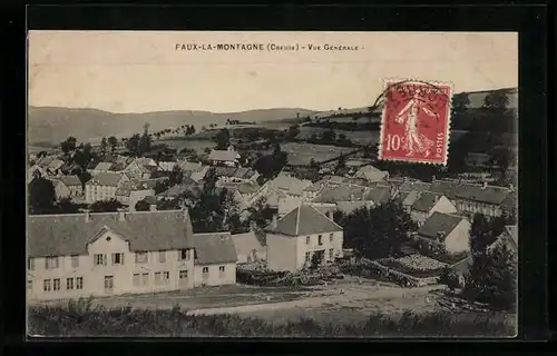 AK Faux-La-Montagne, Vue generale