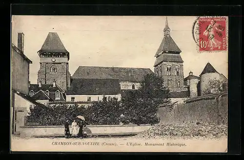 AK Chambon-Sur-Voueize, L`Eglise, Monument Historique