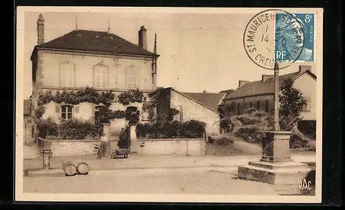 AK Saint-Maurice, Place de la Mairie, Ecole de garcons