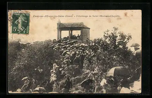 AK Evaux-les-Bains, Pelerinage de Sainte-Marie-la-Chapelle