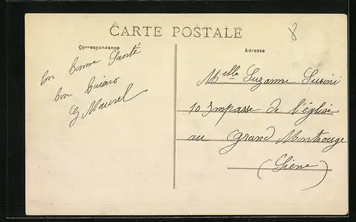 AK La Celle-Dunoise, vue generale