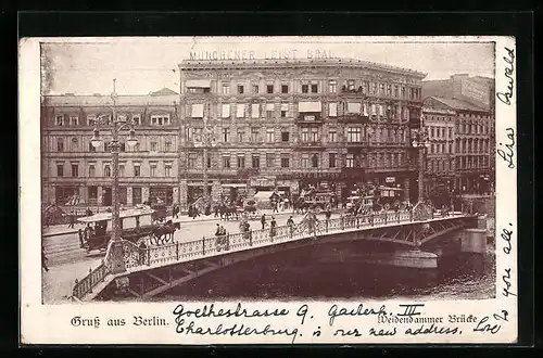 AK Berlin, Weidendammer Brücke