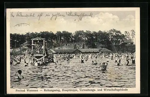 AK Berlin, Freibad Wannsee